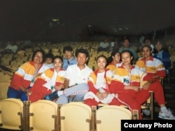 薛荫娴曾经想守住国家体操队不受兴奋剂毒害，最终也没能守住。（受访者提供）