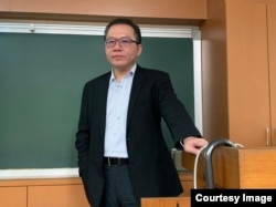 位于台北的文化大学国贸系兼任助理教授黄健群（照片提供:黄健群）