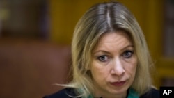 俄罗斯外交部发言人扎哈诺娃