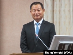 台湾国家安全局长李翔宙 (美国之音张永泰拍摄)