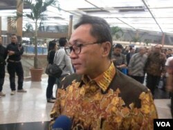 Ketua Umum PAN Zulkifli Hasan (foto: VOA/Andylala).