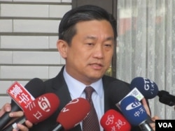 台湾执政党民进党立委王定宇(美国之音张永泰拍摄)