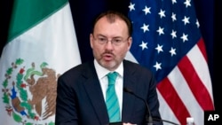 Ministar spoljnih poslova Meksika Luis Videgaraj u Stejt dipartmentu