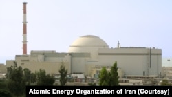 The Bushehr Nuclear Power Plant, shown in this undated photo, lies 1,200 kilometers south of Tehran along Iran's Persian Gulf.