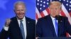 Capres Demokrat Joe Biden dan Presiden AS Donald Trump 