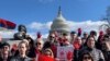 USA, Washington D.C. protest of the Serbian diaspora