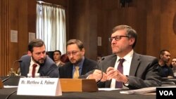 Arhiv - Specijalni predstavnik državnog sekretara za Zapadni Balkan Matthew Palmer na pretresu u Senatu.