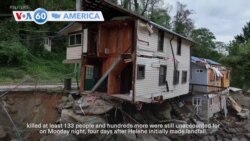 VOA60 America - Biden plans survey of devastation in North Carolina as Helene's death toll tops 130