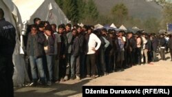 Migranti u kampu Vučjak kod Bihaća
