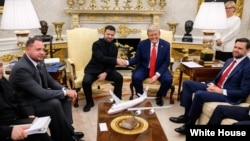 资料照片：美国总统特朗普2025年8月18日在白宫会晤乌克兰总统泽连斯基。(白宫照片)