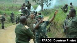 Mampinga ya RDC, FARDC na Djugu, na Ituri, janvier 2020. (FARDC PP Lieutenant Jules Ngongo)