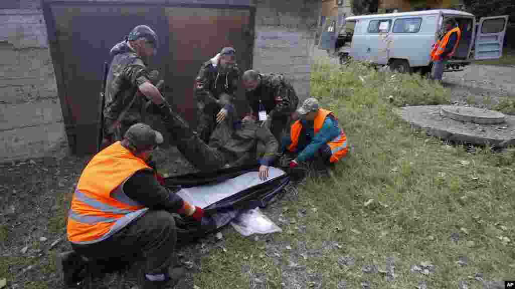 'Ya kashe a Donetsk, Ukraine, Oktocba 1, 2014.