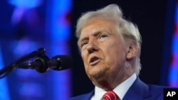 도널드 트럼프 대통령 당선인.