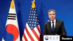 រដ្ឋមន្ត្រី​ការបរទេស​អាមេរិក​លោក Antony Blinken ទៅ​ទស្សនកិច្ច​នៅ​កូរ៉េខាងត្បូងកាលពីថ្ងៃទី​៦ មករា ឆ្នាំ២០២៥។