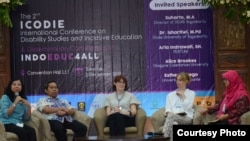 Seminar internasional studi disabilitas dan pendidikan inklusi di UIN Sunan Kalijaga, Selasa, 3 Desember 2019. (Foto: Humas UIN)