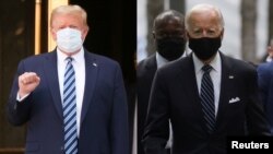 Trump Biden Mask