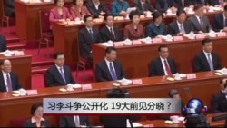 时事大家谈: 习李斗争公开化，19大前见分晓？