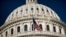 资料照片：美国国会大厦的圆顶。