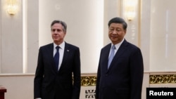 រដ្ឋមន្ត្រី​ការបរទេស​សហរដ្ឋ​អាមេរិក​លោក Antony Blinken បាន​ជួប​ជាមួយ​នឹង​ប្រធានាធិបតី​ចិន​លោក Xi Jinping 