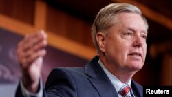 资料照：美国会参议院司法委员会主席林赛·格雷厄姆