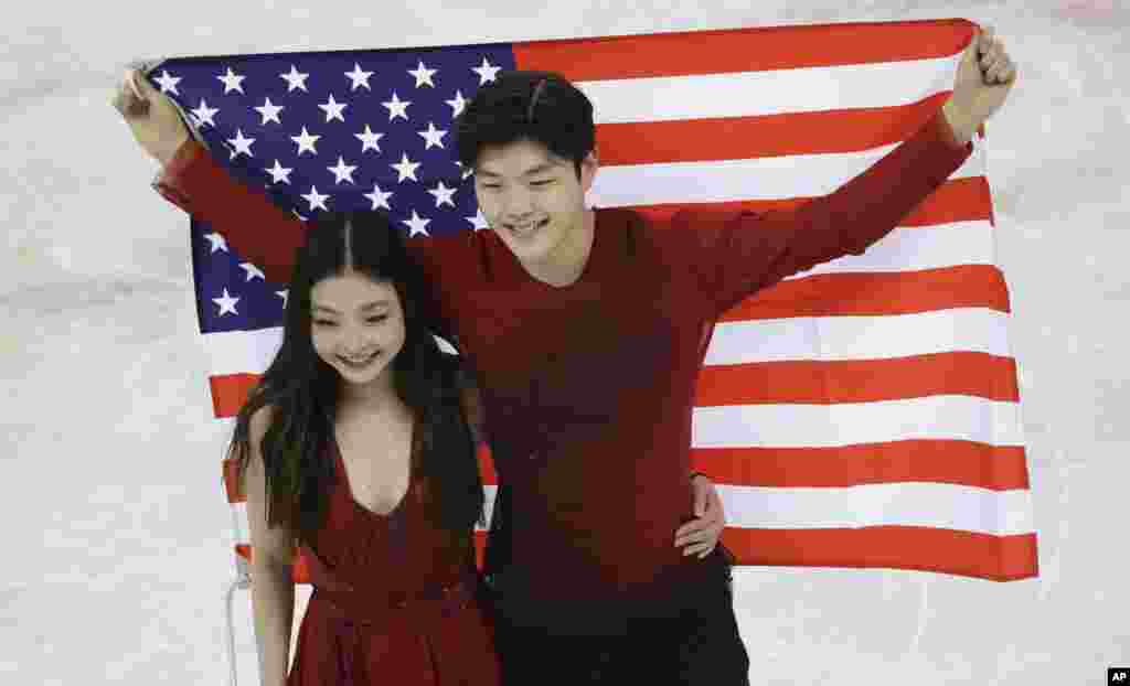 2018年平昌冬奥会2月20日结束了冰舞自由舞比赛,美国选手涩谷兄妹夺得铜牌。加拿大组合沃尔图/莫伊尔收获金牌,法国组合帕帕达吉斯/西泽龙获得银牌