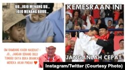 Berbagai meme bermunculan di sepanjang penyelenggaraan Asian Games 2018.