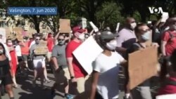 Mirni protest u Vašingtonu i poziv na promene