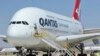 Qantas Airbus A380 di Bandara Logistik California Selatan di Victorville, California, AS, 6 Juli 2020. (Foto: dok).
