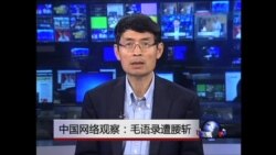 中国网络观察：腰斩毛语录