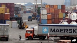 印度孟买集装箱码头。-资料图