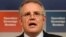 FILE - Australian Immigration Minister Scott Morrison speaks during a press conference in Sydney.