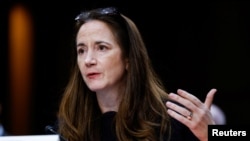 Direktorka Nacionalne obaveštajne službe Avril Hejns svedoči tokom pretresa pred senatskim Odborom za obaveštajna pitanja o globalnim pretnjama po američku bezgednost, na Kapitol hilu u Vašingtonu, 11. marta 2024.