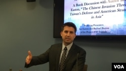 2049项目研究所研究员易思安（美国之音钟辰芳拍摄）