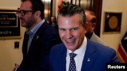 14일 인사청문회를 앞두고 있는 피트 헤그세스 국방부 장관 후보(자료사진)