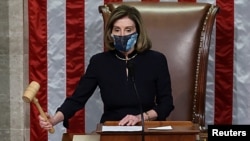 Shugabar Majalisar Wakilai Nancy Pelosi. 