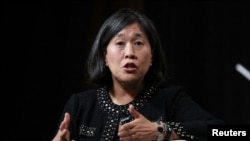 资料照:美国贸易代表戴琪 (路透社)