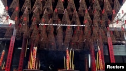 Một ngôi chùa ở thành phố Hồ Chí Minh.