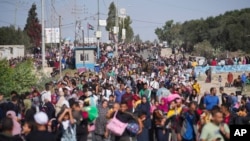 Palestinci bježe u sjeverni dio Gaze (Foto:AP/Hatem Moussa)