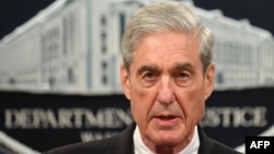 Specijalni tužilac Robert Maler govori o istrazi ruskog mešanja u američke izbore u Sekretarijatu za pravosuđe u Vašingtonu, 29. maja 2019. 