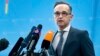 Menteri Luar Negeri Jerman Heiko Maas berbicara di Berlin 