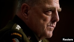 美国参联会主席米利上将在参议院作证（2021年9月28日）