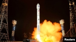资料照片：朝鲜称发射第一颗间谍卫星。(2023年11月21日）