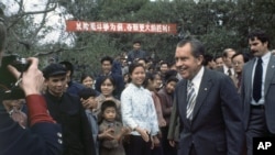 美国总统理查德·尼克松（Richard Nixon）1972访问中国。