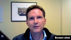Bivši američki ambasador u Crnoj Gori Roderik Mur (Foto: Zoom/Screen Shot)