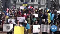 US Protesters: ‘Putin Is Out of His Mind’ 