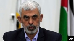 资料照:哈马斯新领导人、10月7日袭击以色列的策划者叶海亚·辛瓦尔(Yahya Sinwar)