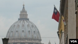 中华民国驻梵蒂冈大使馆外景（美国之音申华拍摄）