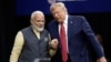 Le Premier ministre indien Narendra Modi et le président américain Donald Trump à Houston en 2019.