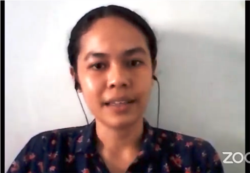 Peneliti Indonesia Corruption Watch (ICW), Lalola Easter Kaban. (VOA)