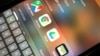Google icons are pictured on an iPhone, Oct. 9, 2019. (Photo: Diaa Bekheet)